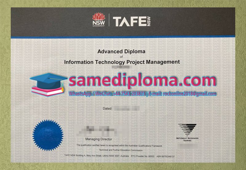 Buy NSW TAFE Certificate in Australia