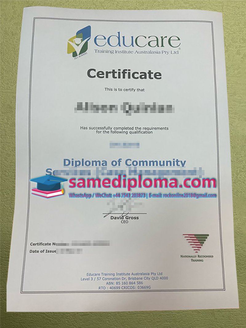 Order a educare college Fake Certificate now A way to buy the best educare college Fake Certificate